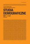 Studia Demograficzne nr 1/2005 (147)
