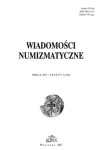 Wiadomości Numizmatyczne nr 2/2007 (184)