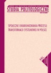 Studia Politologiczne nr 11. Społeczne uwarunkowania procesu transformacji systemowej w Polsce, Jan Garlicki (red.)