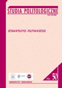 Studia Politologiczne vol. 50. Sztuka w polityce - polityka w sztuce; red. Daniel Przastek, Kamil Minkner