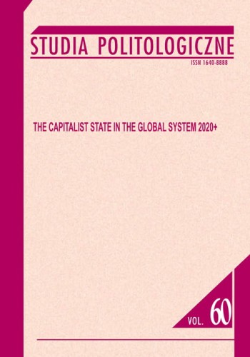 Studia Politologiczne vol. 60 The Capitalist State in the Global System 2020+