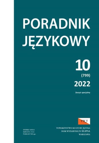 Poradnik Językowy NR 10/2022