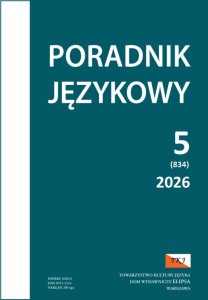 Poradnik Językowy 2026/5(834)