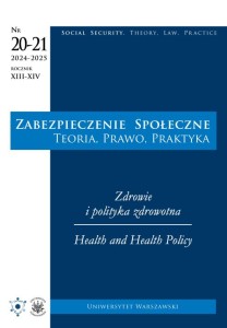 Zabezpieczenie Społeczne nr 20-21/2024-2025 (rocznik XIII-XIV)