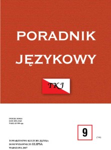 Poradnik Językowy NR 9/2017