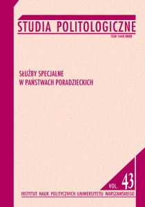 Studia Politologiczne vol. 43. Służby specjalne w państwach poradzieckich